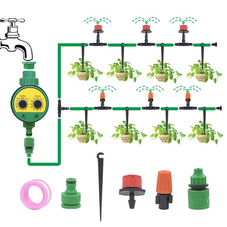 Автоматична система крапельного поливу своїми руками з таймером та охолоджуючим розпилювачем 20m Set
Автоматична система крапельного поливу своїми руками з таймером та охолоджуючим розпилювачем 20m Set