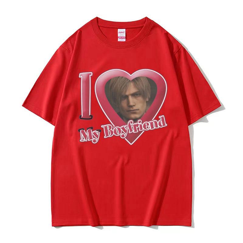 I Love My Boyfriend Leon S Kennedy Graphic Tshirt Unisex Womens Harajuku Cool Fashion T Shirt Male 100 Cotton Oversized Tshirts S
I Love My Boyfriend Leon S Kennedy Graphic Tshirt Unisex Womens Harajuku Cool Fashion T Shirt Male 100 Cotton Oversized Tshirts S