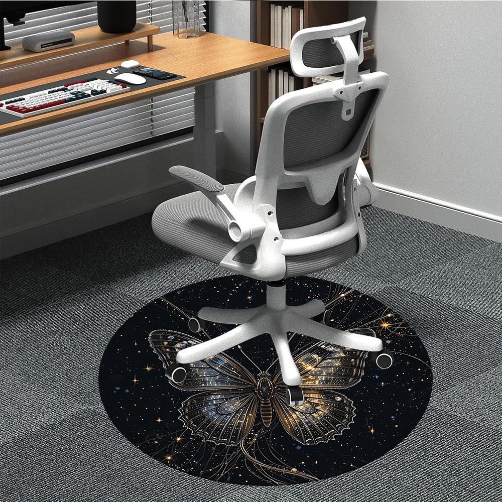 1pc Butterfly Cosmic Office Round Rug, Non-slip, Soft and Durable Office Rug for Interior Decoration, Perfect for Office, Beautiful Decoration yy26032 80cm by 80cm
1pc Butterfly Cosmic Office Round Rug, Non-slip, Soft and Durable Office Rug for Interior Decoration, Perfect for Office, Beautiful Decoration yy26032 80cm by 80cm