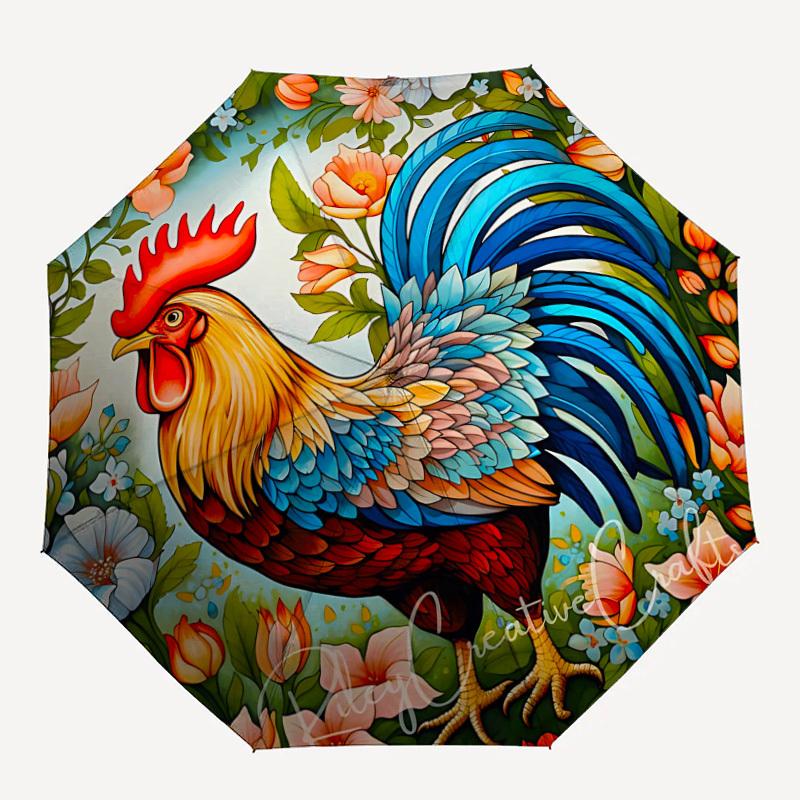 1pc rooster, floral Pattern Umbrella Automatic Opening and Closing Umbrella, High quality Umbrella, Ideal Gift for Her 237
1pc rooster, floral Pattern Umbrella Automatic Opening and Closing Umbrella, High quality Umbrella, Ideal Gift for Her 237