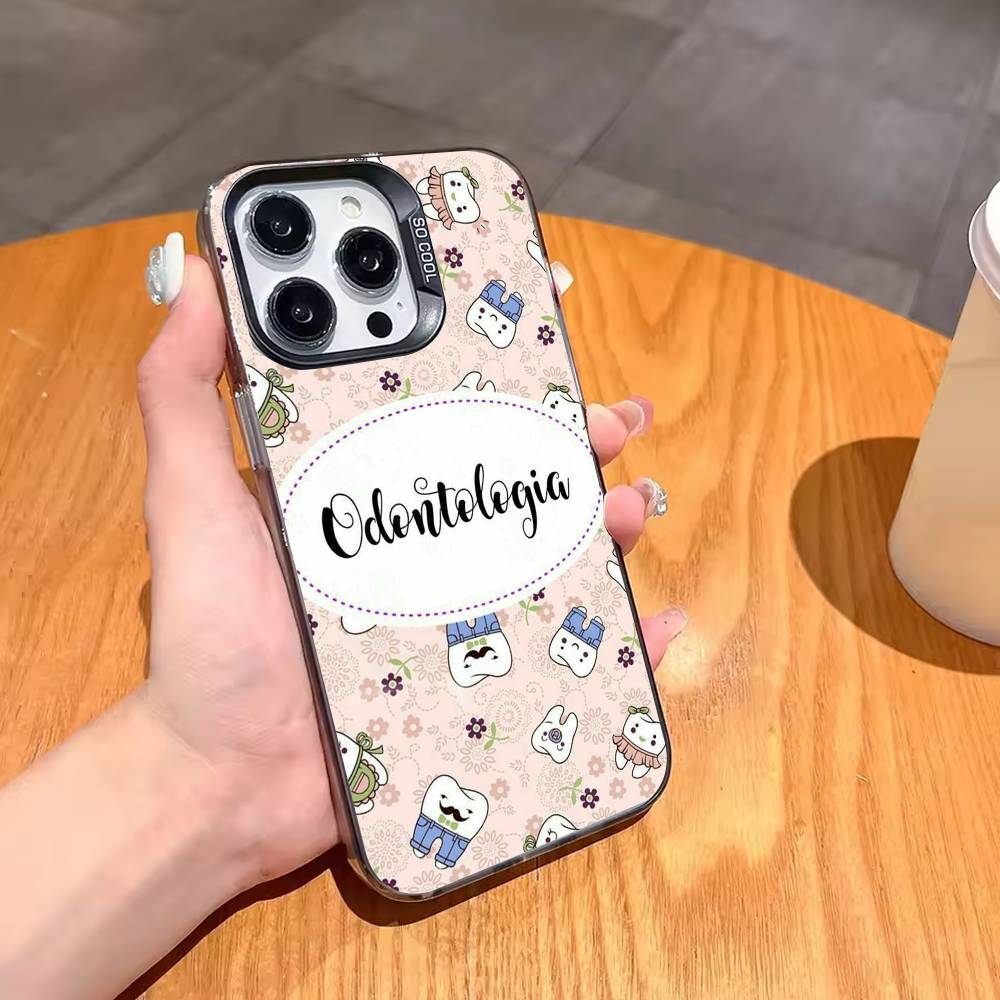 Cartoon T-Teeth D-Dentist Phone Case For iPhone17,16,15,14,13,12,11,Pro,MAX White Matte Shockproof Cover iPhone16pro
Cartoon T-Teeth D-Dentist Phone Case For iPhone17,16,15,14,13,12,11,Pro,MAX White Matte Shockproof Cover iPhone16pro