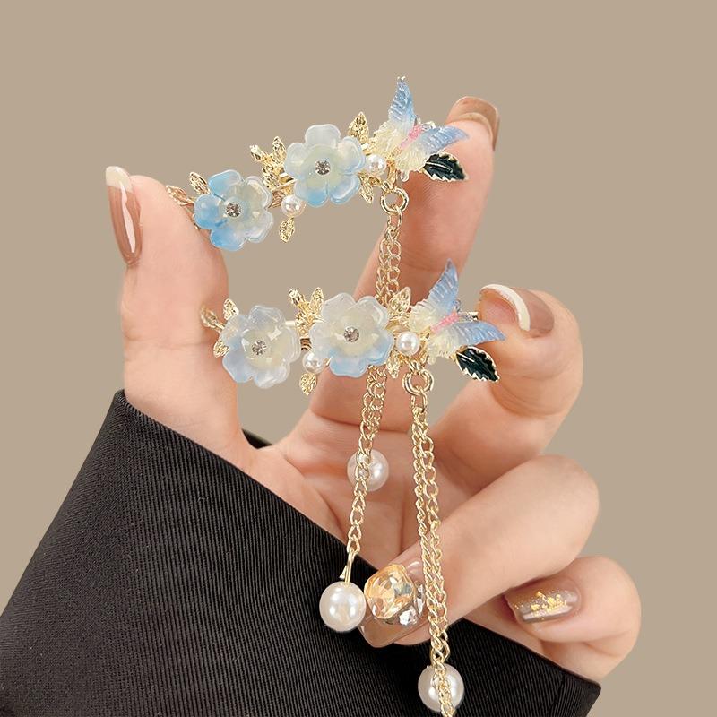 Ancient Style Butterfly Flower Hair Clip Women s Tassel Hairpin Gentle Style Side Bangs Clip Broken Hair Clip Headwear Exquisite
Ancient Style Butterfly Flower Hair Clip Women s Tassel Hairpin Gentle Style Side Bangs Clip Broken Hair Clip Headwear Exquisite