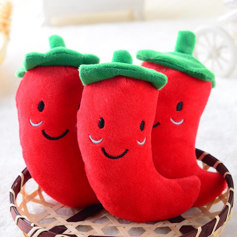 Cartoon Plush Vegetable Squeaky Dog Toy - Creative Carrot, Pepper, Eggplant Doll for Small Pets
Cartoon Plush Vegetable Squeaky Dog Toy - Creative Carrot, Pepper, Eggplant Doll for Small Pets