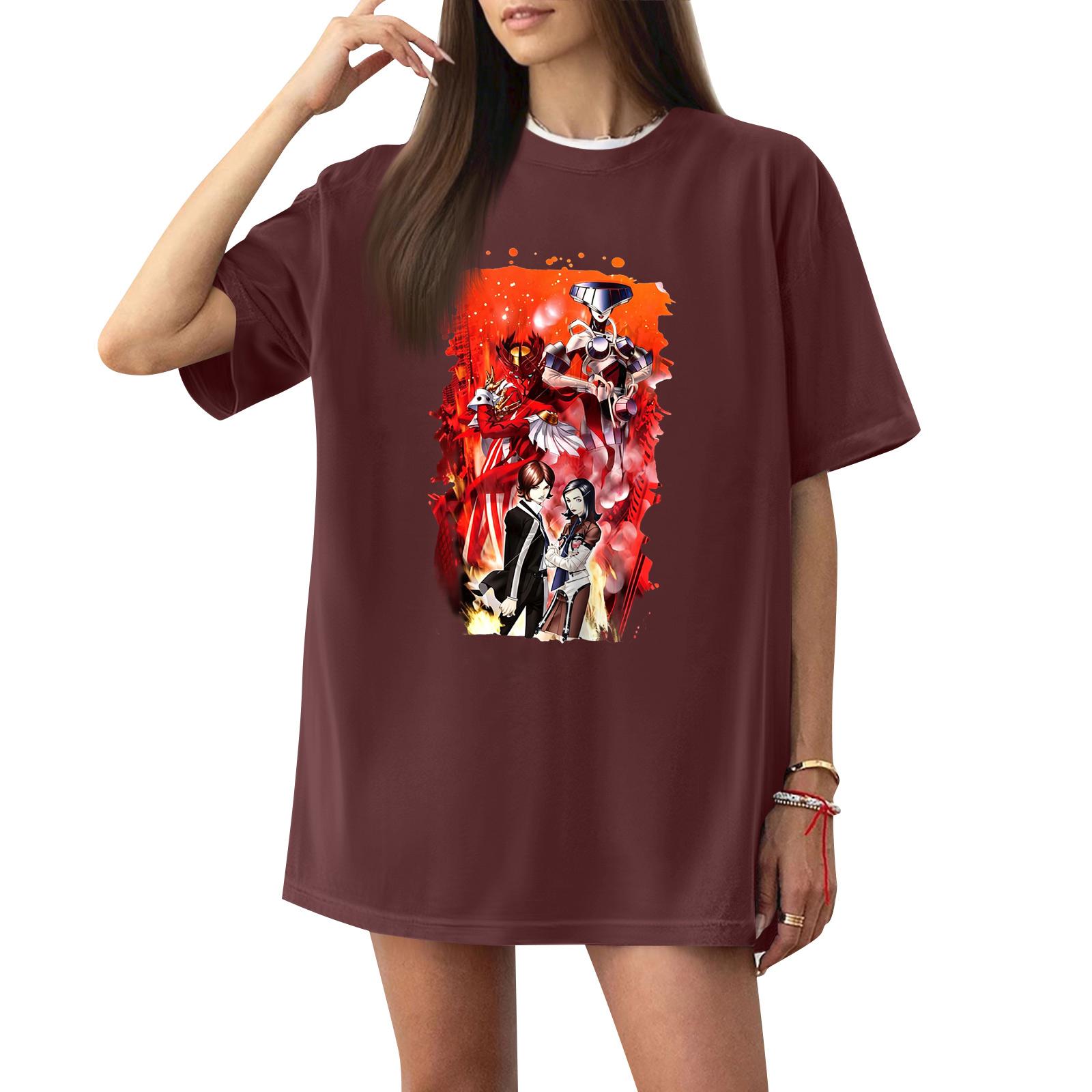 Women s Casual Short Sleeve T Shirt with Graphic Print Lightweight Comfortable Fit Crew Neck Summer Top L винный
Women s Casual Short Sleeve T Shirt with Graphic Print Lightweight Comfortable Fit Crew Neck Summer Top L винный
