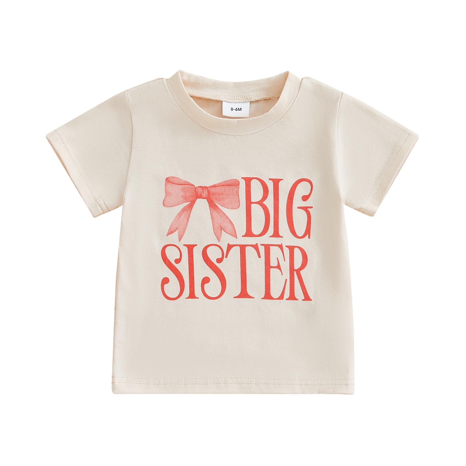 Kid Girl Summer Sweet T-Shirt Bow and Letter Print Short Sleeve Round Neck Casual Tops 18-24 Months
Kid Girl Summer Sweet T-Shirt Bow and Letter Print Short Sleeve Round Neck Casual Tops 18-24 Months