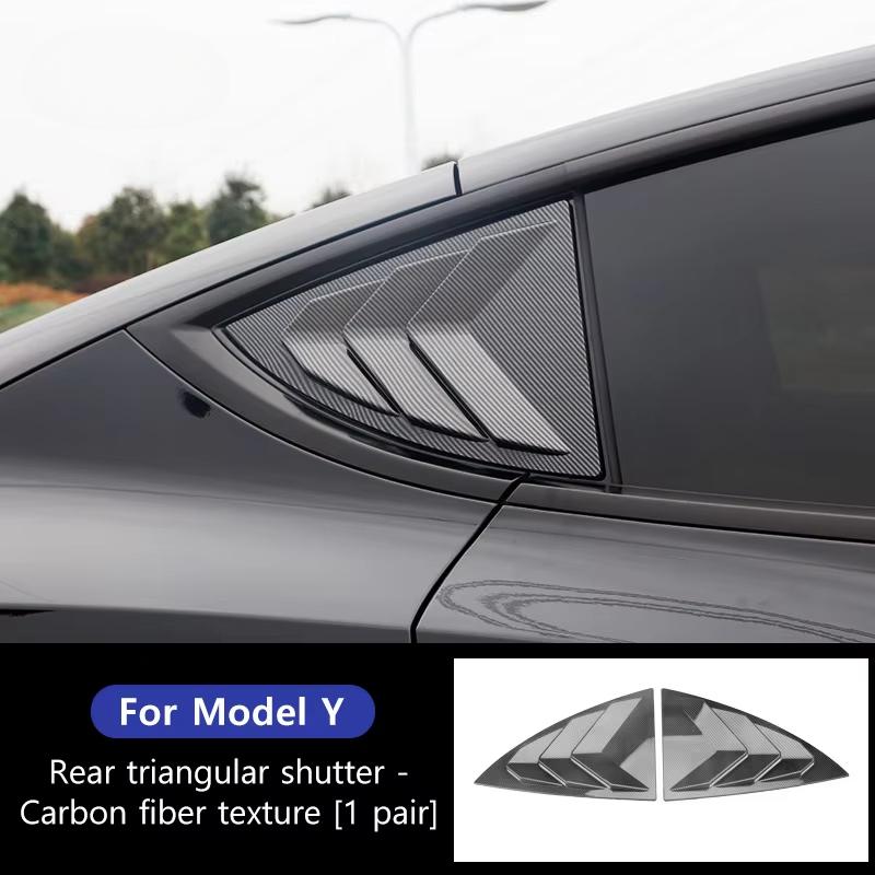 ABS Rear Car Window Shutter Cover for Tesla Model Y 2025-2025 3 Highland Louver Side Vent Trim Triangle Modified Accessories Y Matte CF
ABS Rear Car Window Shutter Cover for Tesla Model Y 2025-2025 3 Highland Louver Side Vent Trim Triangle Modified Accessories Y Matte CF