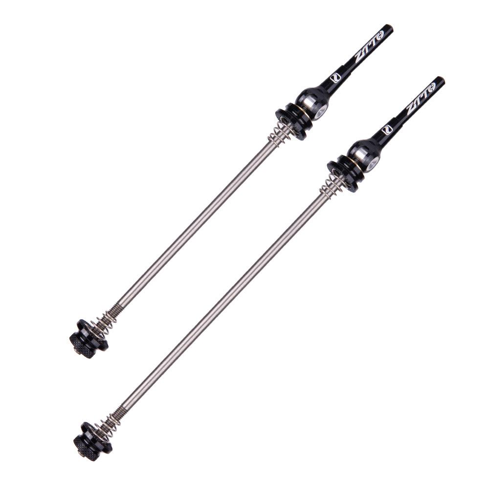 Quick Release Titanium Axle Mountain Bike Hub with Front/Rear Wheel Skewers чёрный