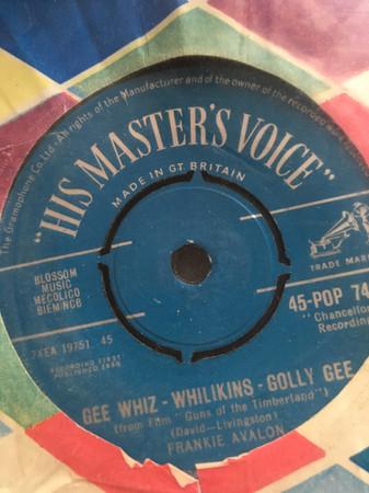 7inch Record FRANKIE AVALON - Gee Wiz-Whilikins-Golly Gee 45POP742 His Master s Vo 1960 UK Pop Used
7inch Record FRANKIE AVALON - Gee Wiz-Whilikins-Golly Gee 45POP742 His Master s Vo 1960 UK Pop Used
