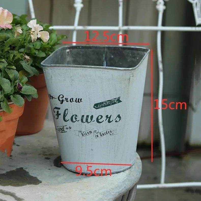 Outdoors Courtyard Flower Pot Ironwork Retro Style Large Caliber Plant Planters Home Garden Balcony Decorate Vase Ornaments
Outdoors Courtyard Flower Pot Ironwork Retro Style Large Caliber Plant Planters Home Garden Balcony Decorate Vase Ornaments