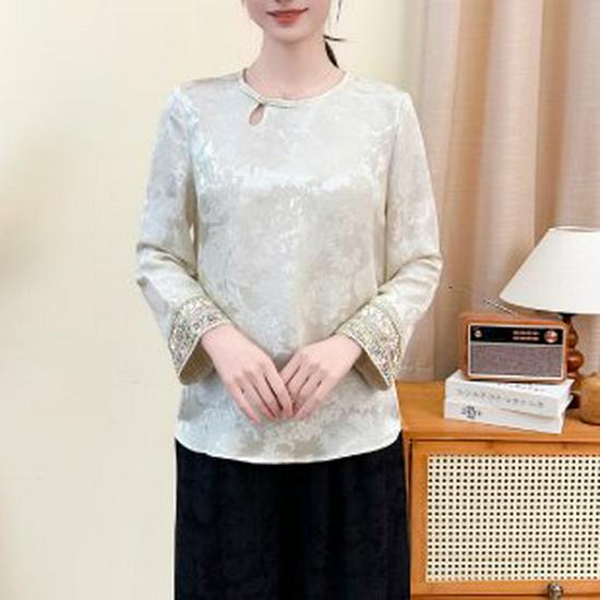 Spring 2026 Women s Stylish Chinese-Style Top - Elegant, Age-Reducing, High-End Feel XL
Spring 2026 Women s Stylish Chinese-Style Top - Elegant, Age-Reducing, High-End Feel XL