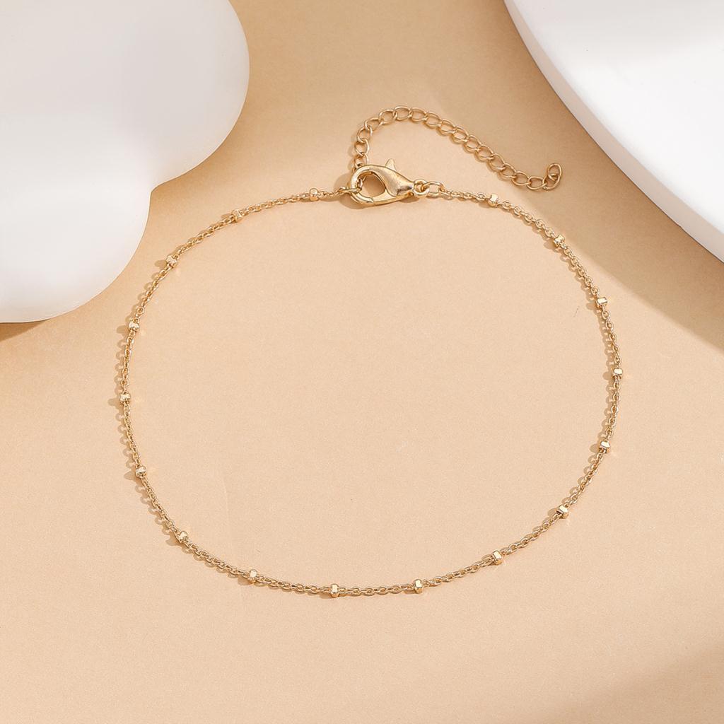 Kinitial Exquisite and fashionable laser plated anklet, a beautiful special style anklet for her anniversary gift
Kinitial Exquisite and fashionable laser plated anklet, a beautiful special style anklet for her anniversary gift