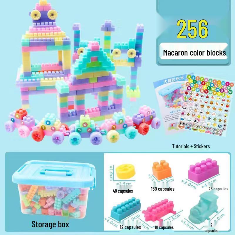 Крупные строительные блоки для детей - Развивающий набор-пазл Multiple Sizes
Крупные строительные блоки для детей - Развивающий набор-пазл Multiple Sizes