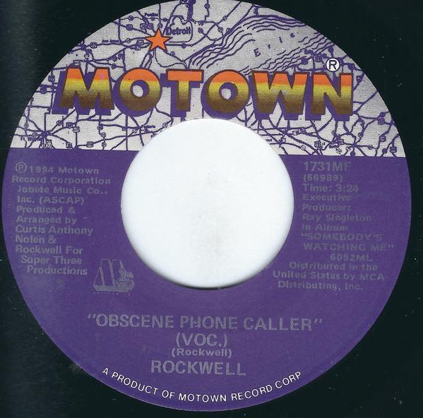 7inch Record ROCKWELL - Obscene Phone Caller 1731MF MOTOWN 1984 US Dance & Electronica Used
7inch Record ROCKWELL - Obscene Phone Caller 1731MF MOTOWN 1984 US Dance & Electronica Used