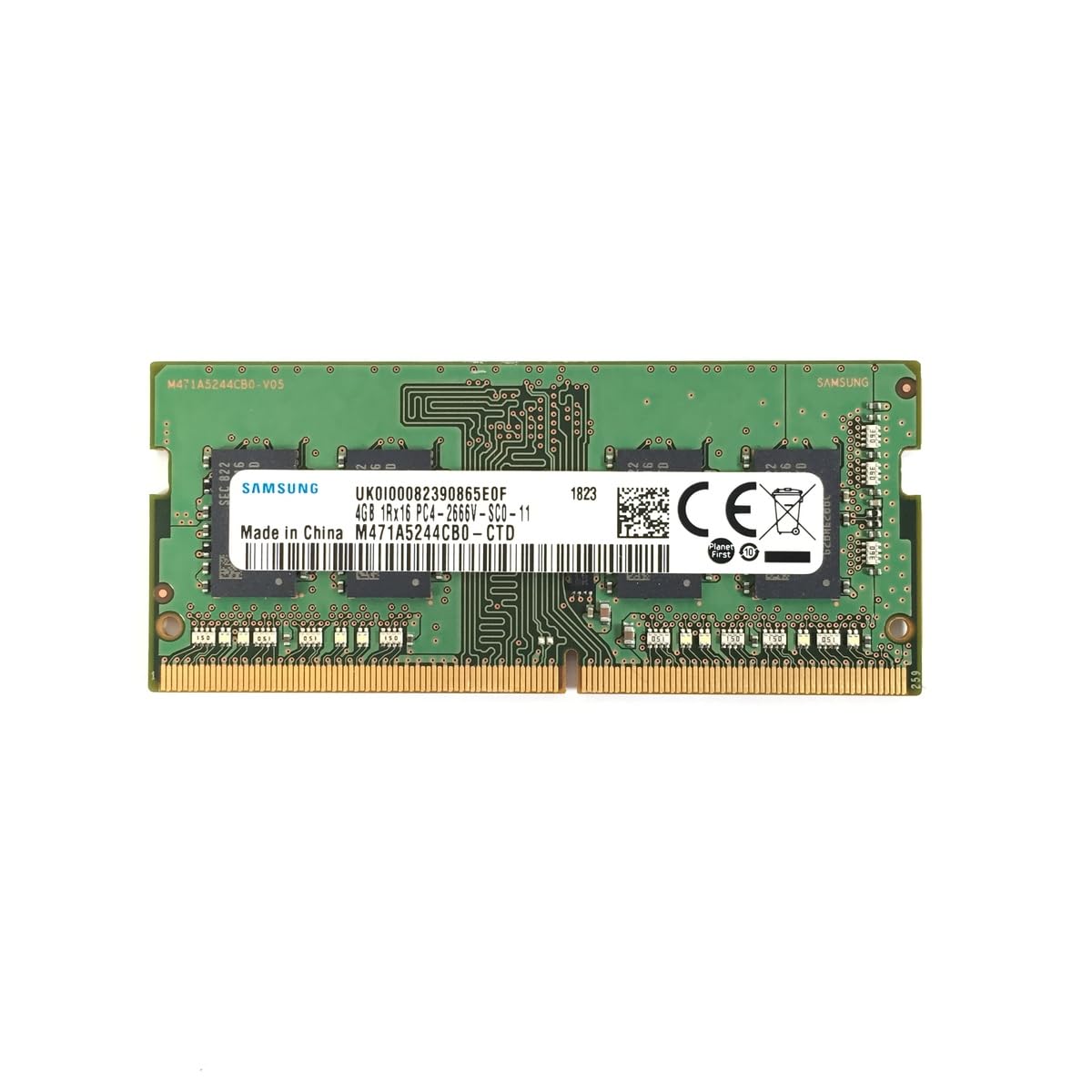 Пам ять для ноутбука Samsung PC4 4 ГБ 260 контактів DDR4-2400T SO-DIMM M471A5244CB0-CRC
Пам ять для ноутбука Samsung PC4 4 ГБ 260 контактів DDR4-2400T SO-DIMM M471A5244CB0-CRC