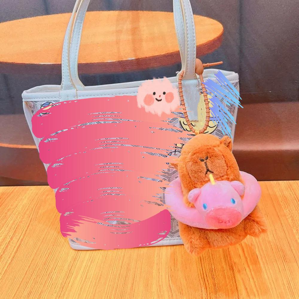 Guinea Pig Simulation Capybara Pendant Cartoon Fluffty Animal Doll Plush Capybara Keychain Gift
Guinea Pig Simulation Capybara Pendant Cartoon Fluffty Animal Doll Plush Capybara Keychain Gift
