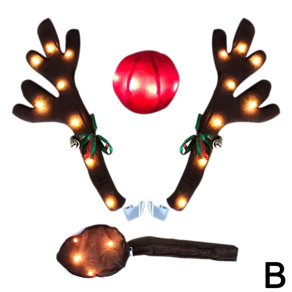 4 шт. Рождественские автомобильные оленьи рога светодиодные фонарики украшают симпатичный автомобиль плюшевый лось внешние декоративные аксессуары праздничный подарок
4 шт. Рождественские автомобильные оленьи рога светодиодные фонарики украшают симпатичный автомобиль плюшевый лось внешние декоративные аксессуары праздничный подарок