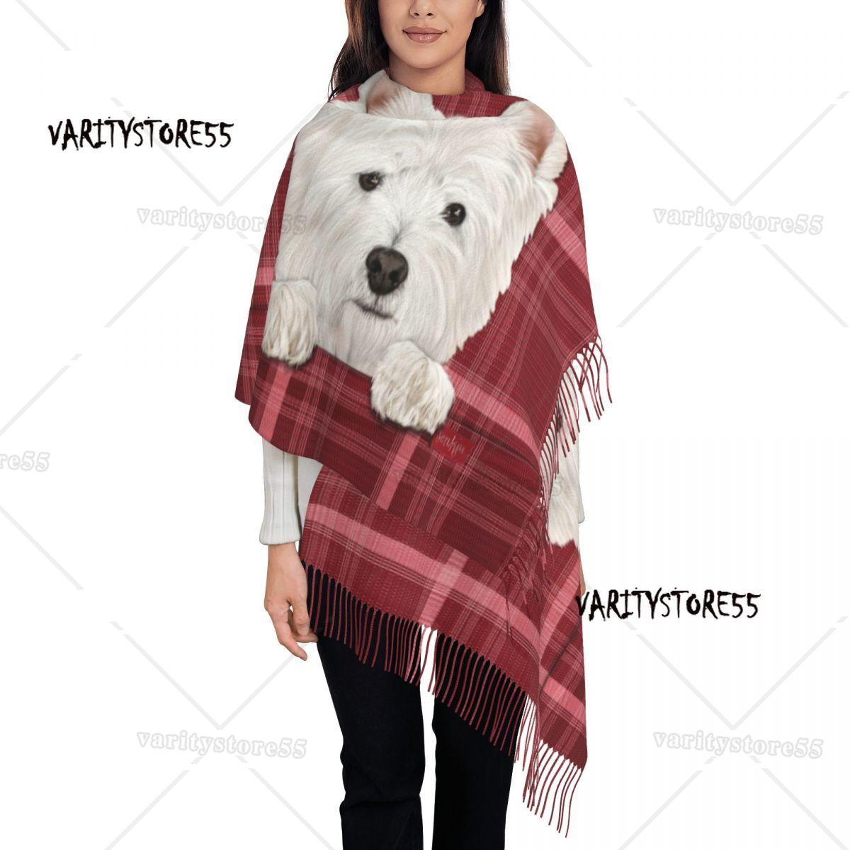Luxury West Highland White Terrier Dog Tassel Scarf Women Winter Warm Shawls Wraps Ladies Westie Scarves 72x197cm
Luxury West Highland White Terrier Dog Tassel Scarf Women Winter Warm Shawls Wraps Ladies Westie Scarves 72x197cm