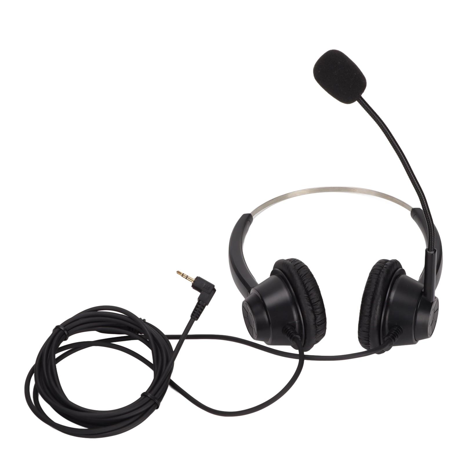 H360D‑2.5 Telephone Headset Binaural Customer Service Headphones with HD Mic for Office Call Center
H360D‑2.5 Telephone Headset Binaural Customer Service Headphones with HD Mic for Office Call Center
