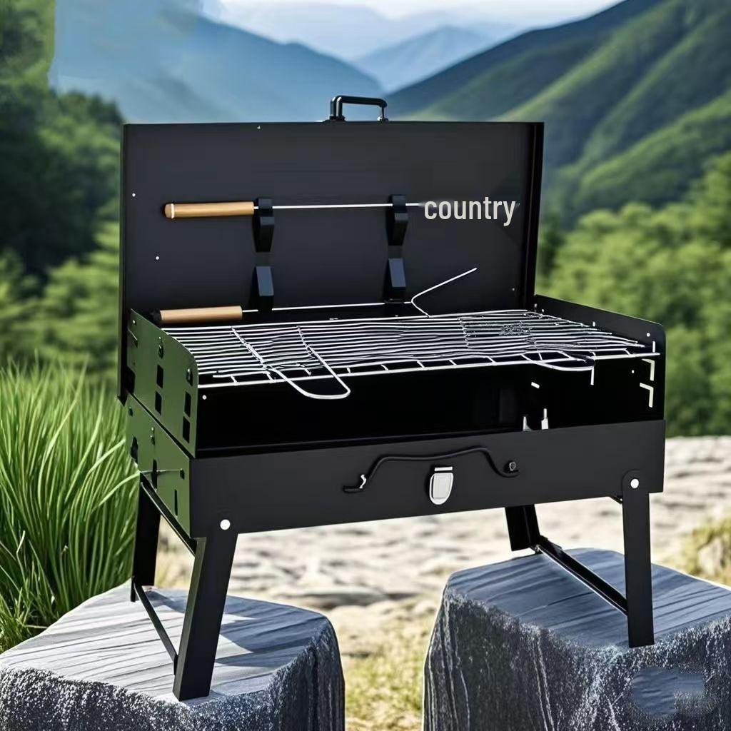 Portable Folding Charcoal Grill for Outdoor Camping and Picnics
Portable Folding Charcoal Grill for Outdoor Camping and Picnics