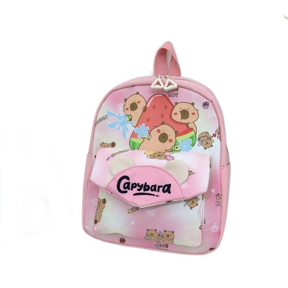 Nylon Cartoon Animal Schoolbag Large Capacity Kids Book Bag Capybara Backpack Kindergarten розовый
Nylon Cartoon Animal Schoolbag Large Capacity Kids Book Bag Capybara Backpack Kindergarten розовый