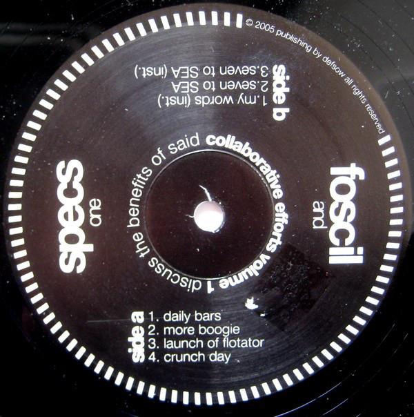 12inch Record FOSCIL & SPECS ONE - Discuss The Benefits Of Said Collab FCT021 Fourthcity 2005 US Dance & Electronica Used
12inch Record FOSCIL & SPECS ONE - Discuss The Benefits Of Said Collab FCT021 Fourthcity 2005 US Dance & Electronica Used