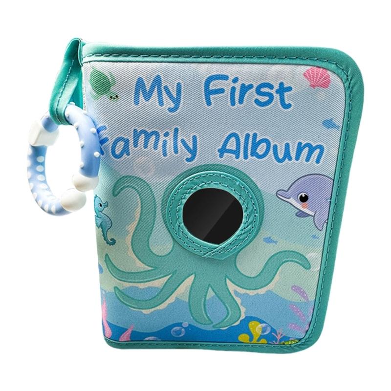 Cartoon Octopuses Themed Baby Memory Book with Safe Mirror and Teething Rings for Infant Keepsakes First Photo Album 1
Cartoon Octopuses Themed Baby Memory Book with Safe Mirror and Teething Rings for Infant Keepsakes First Photo Album 1