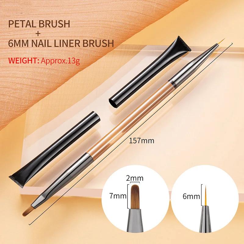 Manicure Brushes Dual Use Gel Gradient Brush Pinceles Ultra Thin Line Drawing Pen Dual End Nail Art Design Painting Tools
Manicure Brushes Dual Use Gel Gradient Brush Pinceles Ultra Thin Line Drawing Pen Dual End Nail Art Design Painting Tools