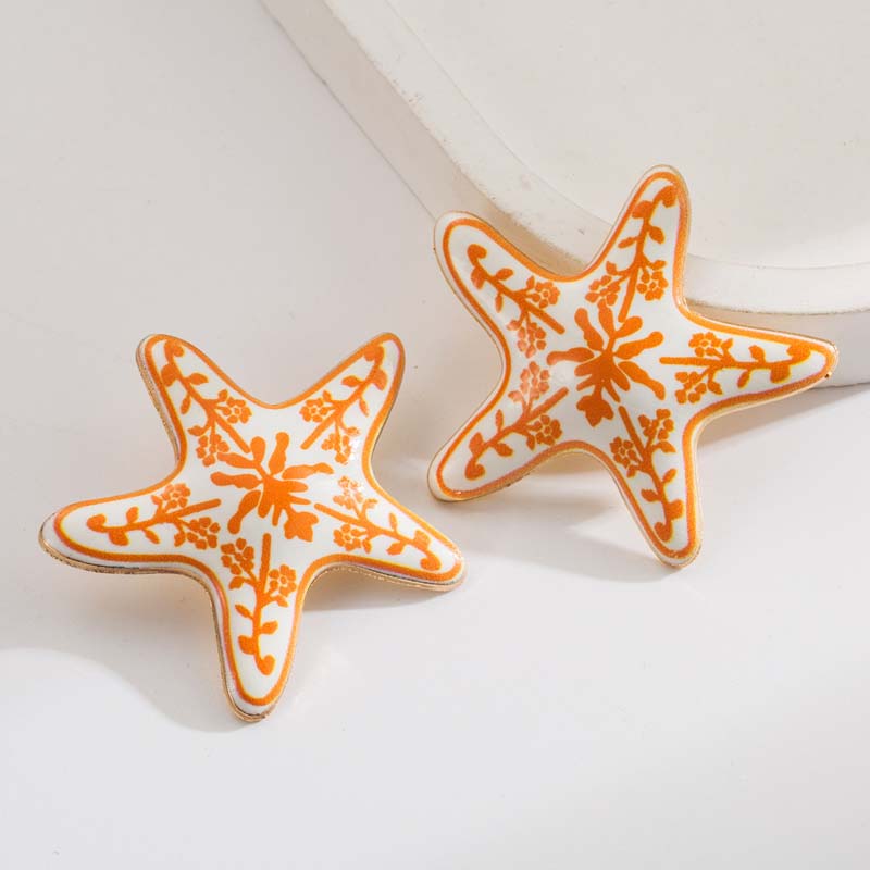 2026 New Fashion Colorful Enamel Starfish Stud Earrings for Women Exaggerated Large Star Charm Earring Zircon Holiday Gifts помаранчевий
2026 New Fashion Colorful Enamel Starfish Stud Earrings for Women Exaggerated Large Star Charm Earring Zircon Holiday Gifts помаранчевий