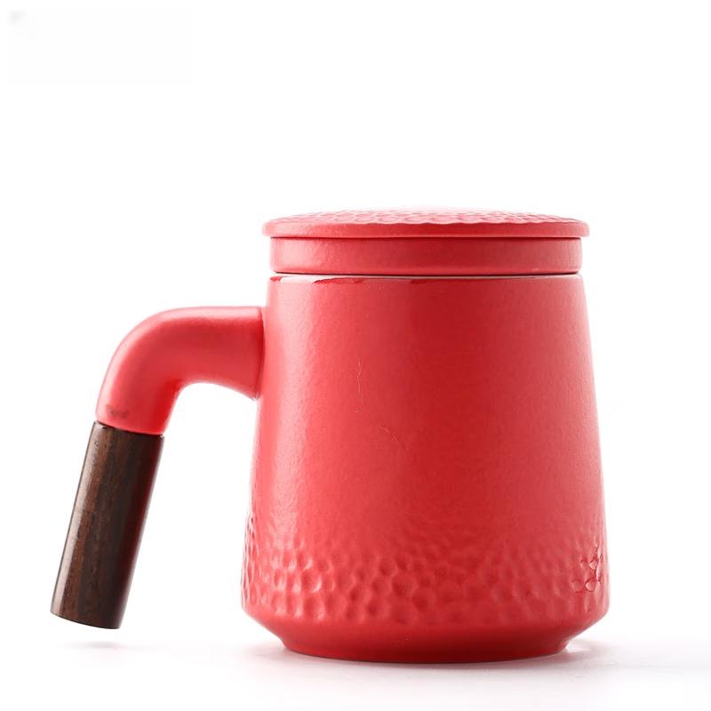 Cha Xun Ceramic Tea Cup with Wood Handle & Infuser
Cha Xun Ceramic Tea Cup with Wood Handle & Infuser