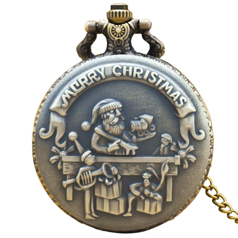 Retro Bronze Steampunk Santa Claus Flip-Top Quartz Necklace Series Commemorative Pocket Watch For Male And Female Students бронзовый
Retro Bronze Steampunk Santa Claus Flip-Top Quartz Necklace Series Commemorative Pocket Watch For Male And Female Students бронзовый