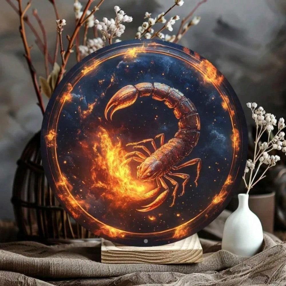 Scorpion Metal Round Sign 2D Flat Print Aluminum Wall Decor Home Kitchen Bathroom Living Room 20x20 різнокольоровий
Scorpion Metal Round Sign 2D Flat Print Aluminum Wall Decor Home Kitchen Bathroom Living Room 20x20 різнокольоровий