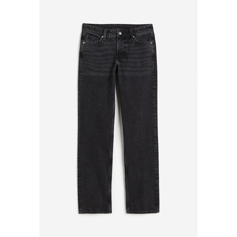 HM Women s Jeans Fall Stylish Minimalist Casual and Comfortable Straight Mid-Waist Pants 1152460 Black 155/60A
HM Women s Jeans Fall Stylish Minimalist Casual and Comfortable Straight Mid-Waist Pants 1152460 Black 155/60A