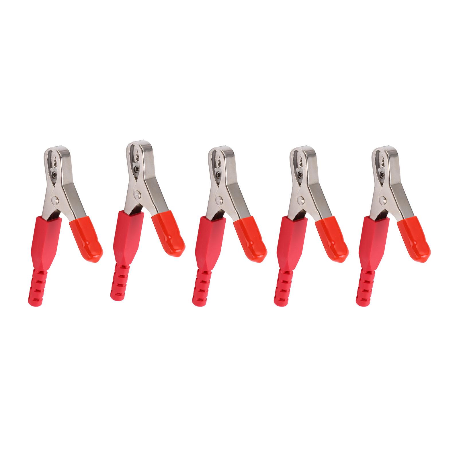 5PCS/Set Battery Safety Testing Clamp Conductive for Electronic Instruments Industrial червоний
5PCS/Set Battery Safety Testing Clamp Conductive for Electronic Instruments Industrial червоний