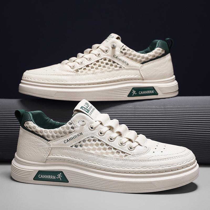 Summer breathable thin mesh board shoes, youth mesh hollow sports and leisure trendy shoes, thick-soled breathable little white shoes 39
Summer breathable thin mesh board shoes, youth mesh hollow sports and leisure trendy shoes, thick-soled breathable little white shoes 39