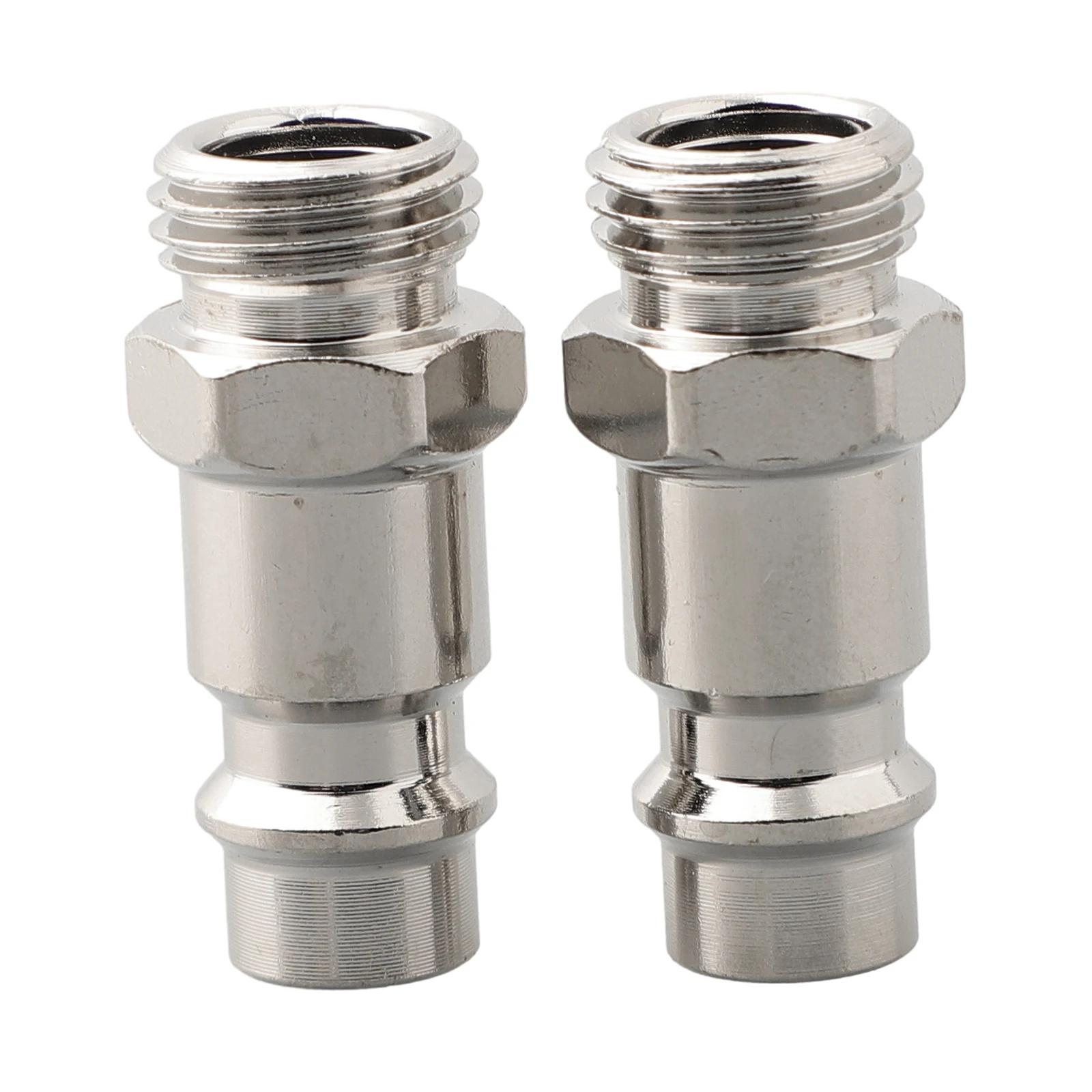 2pcs 32mm Quick Release Euro Fittings With Male 1/4 Thread Compressed Air Line Coupler Connector For Air Compressor CHINA
2pcs 32mm Quick Release Euro Fittings With Male 1/4 Thread Compressed Air Line Coupler Connector For Air Compressor CHINA