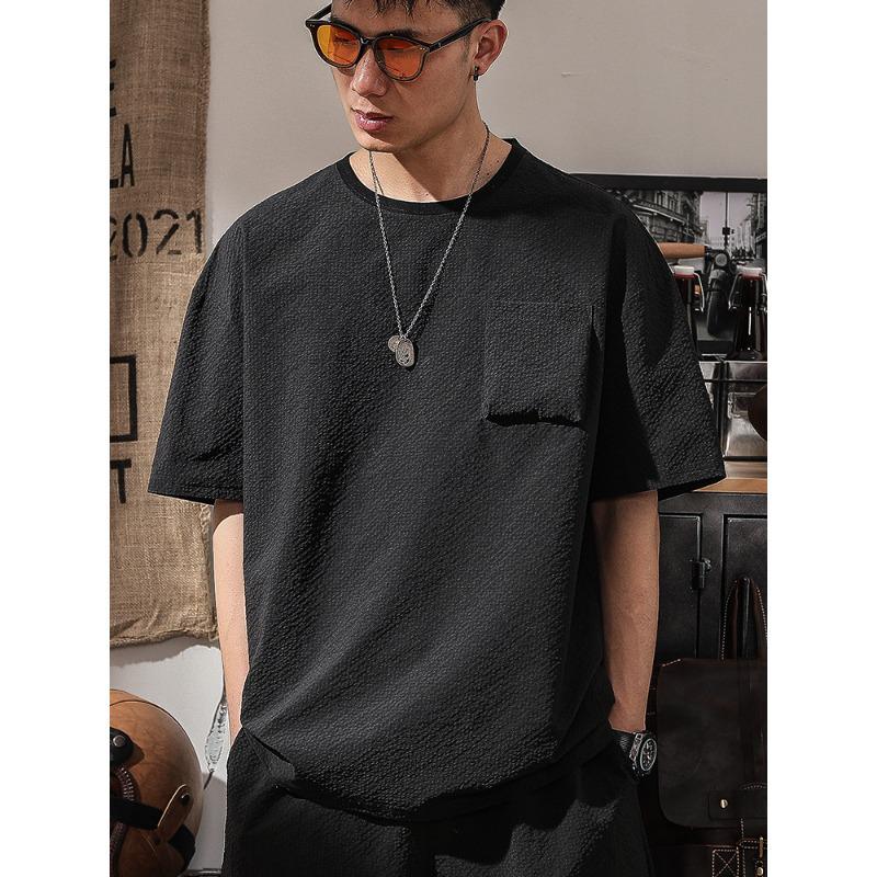 Men s Japanese Bubble Gauze Ice Silk Quick-Dry 3D Pocket Short Sleeve T-Shirt (Plus Size) 2XL чорний
Men s Japanese Bubble Gauze Ice Silk Quick-Dry 3D Pocket Short Sleeve T-Shirt (Plus Size) 2XL чорний