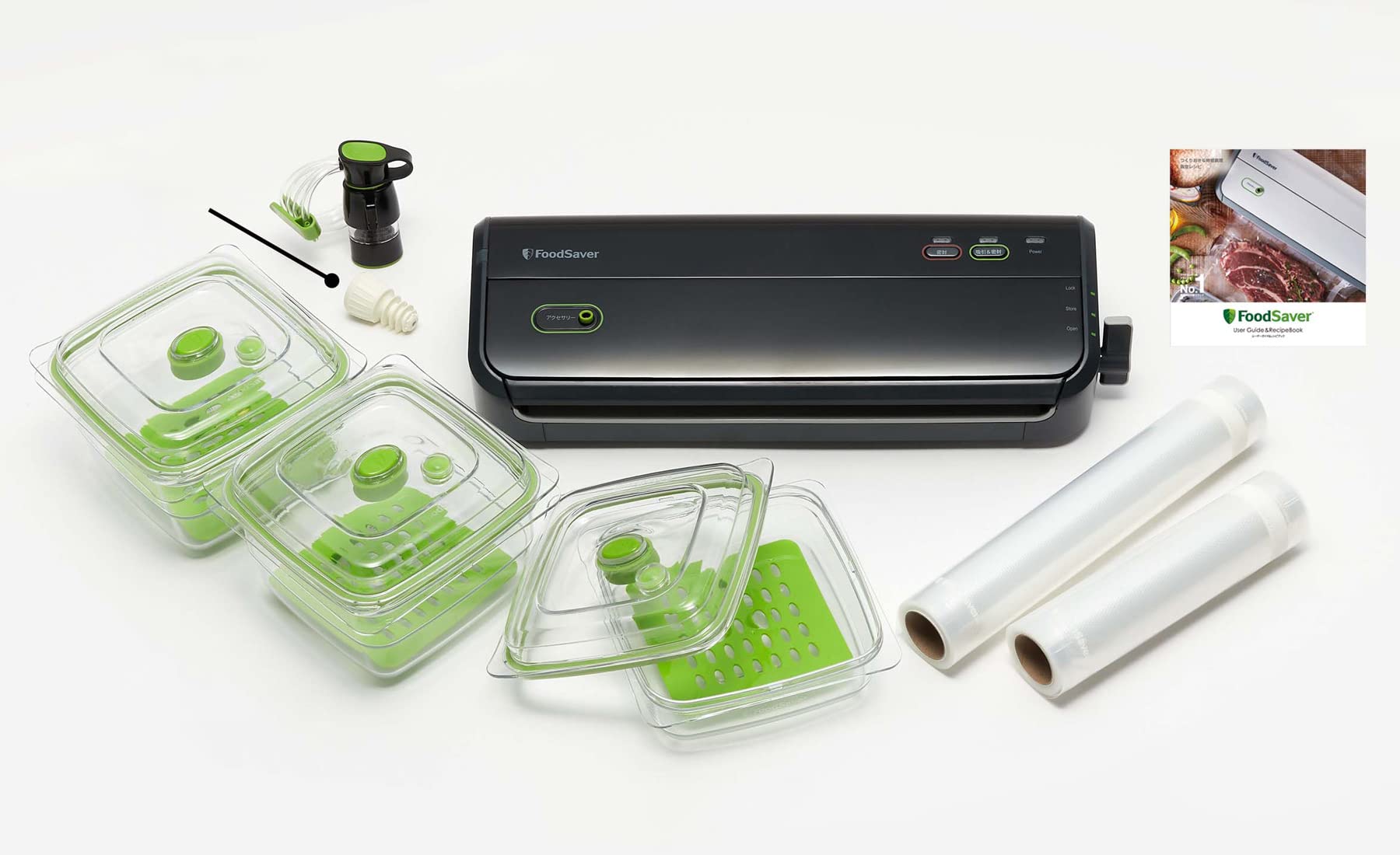 FoodSaver Food Saver FM2000 Black Recipe Set Vacuum Packing Machine чорний
FoodSaver Food Saver FM2000 Black Recipe Set Vacuum Packing Machine чорний