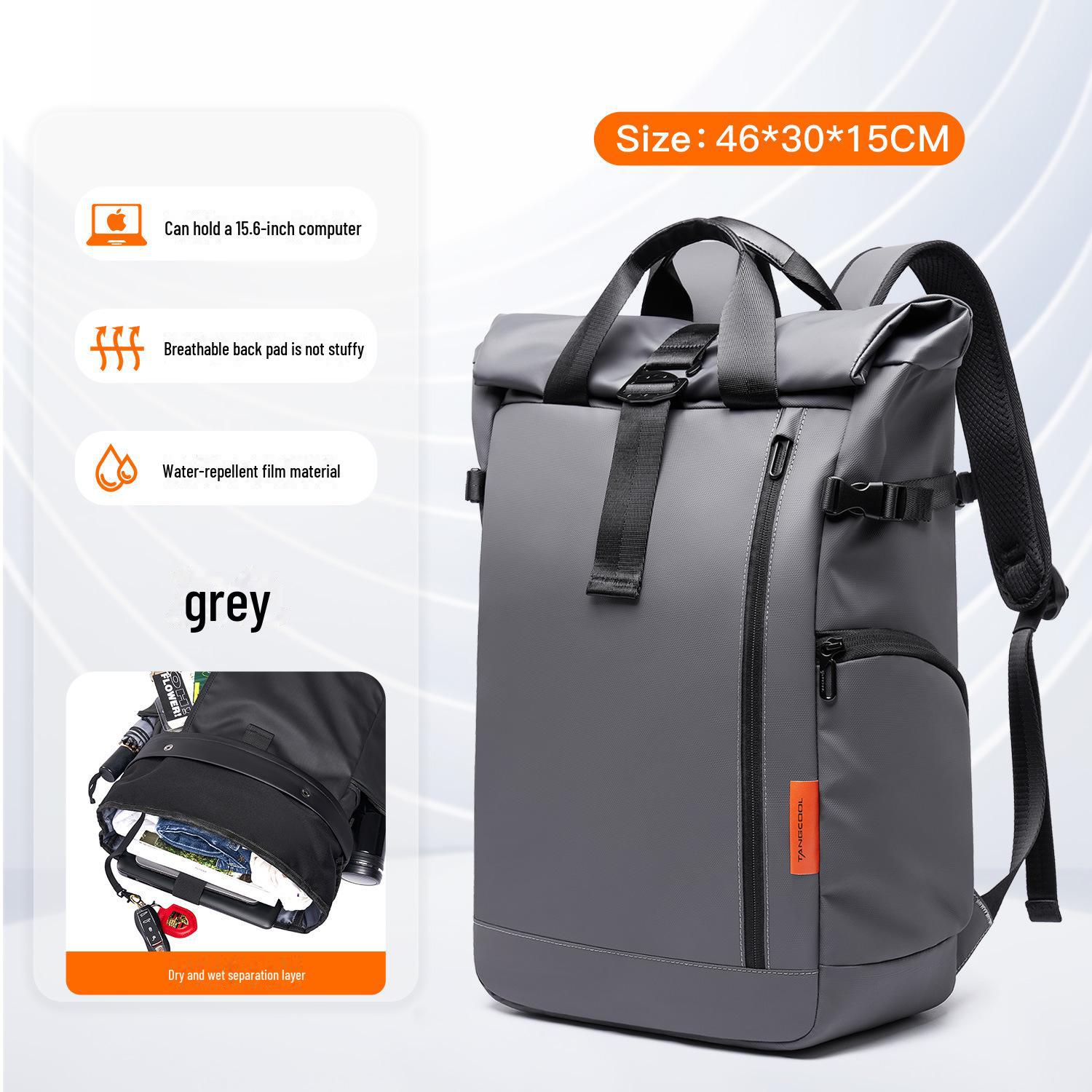 TANGCOOL Мужской модный тренд Повседневный студенческий рюкзак для ноутбука 16 inches серый
TANGCOOL Мужской модный тренд Повседневный студенческий рюкзак для ноутбука 16 inches серый
