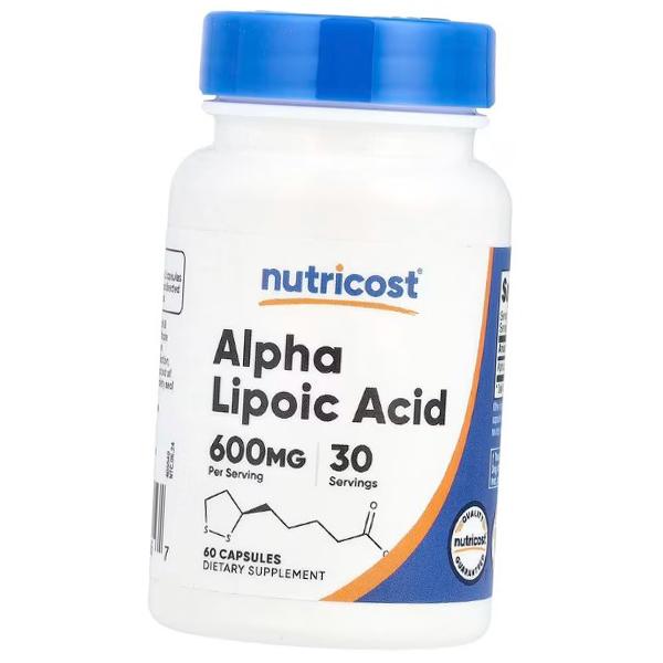 Альфа Липоевая кислота, Alpha Lipoic Acid 600, Nutricost (70647015) 60caps
Альфа Липоевая кислота, Alpha Lipoic Acid 600, Nutricost (70647015) 60caps
