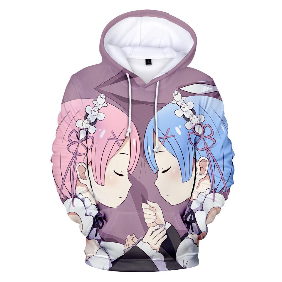 Japan Anime Re:Zero Twin Maid Ram Rem 3D Print Жіночі/чоловічі толстовки Світшоти з довгим рукавом Casual Harajuku Хіп-хоп пуловери XXL
Japan Anime Re:Zero Twin Maid Ram Rem 3D Print Жіночі/чоловічі толстовки Світшоти з довгим рукавом Casual Harajuku Хіп-хоп пуловери XXL