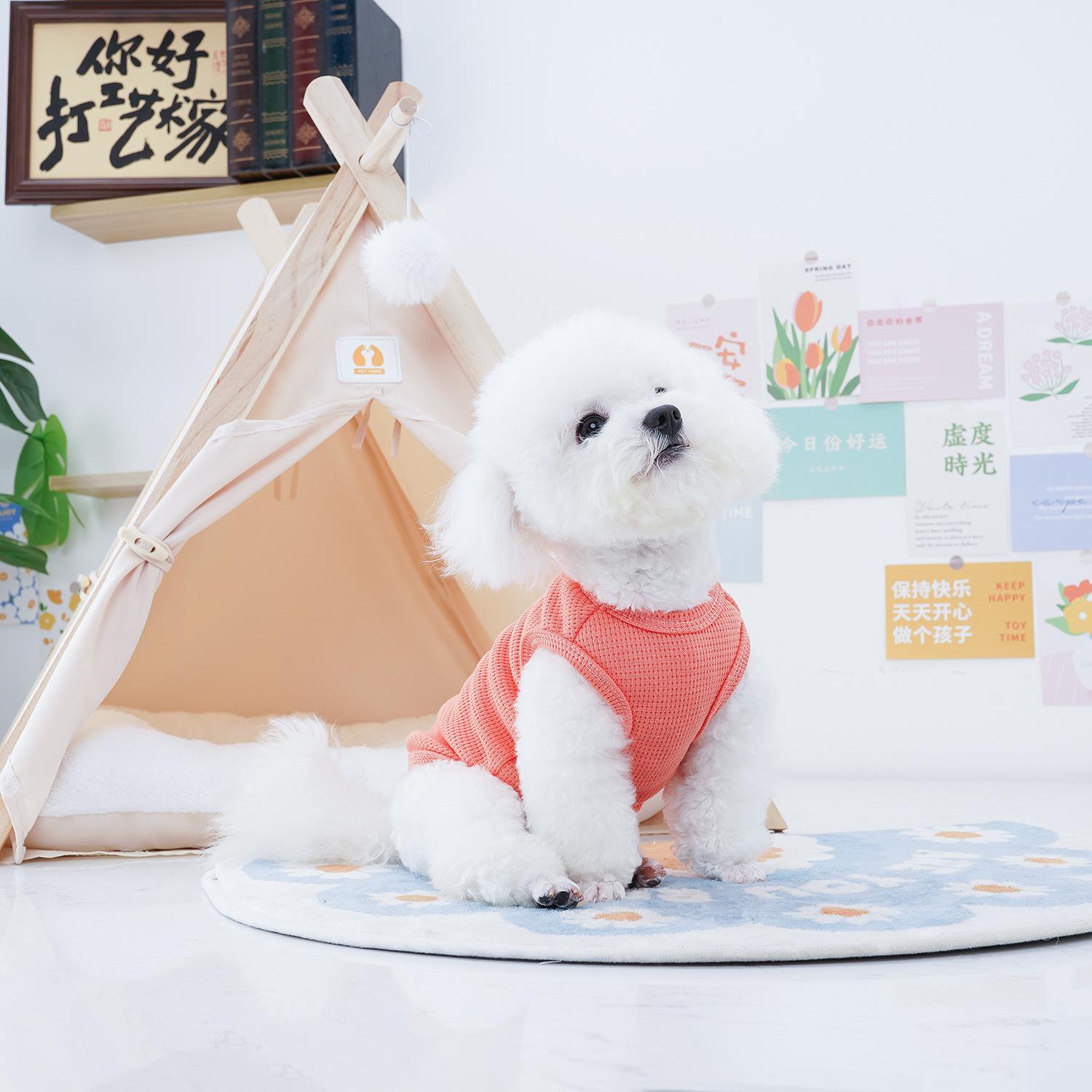 Летняя дышащая одежда для домашних животных для маленьких собак, отслеживаемый жилет для домашних животных, футболка для французского бульдога среднего размера, одежда для кошек-сфинксов карамельного цвета S
Летняя дышащая одежда для домашних животных для маленьких собак, отслеживаемый жилет для домашних животных, футболка для французского бульдога среднего размера, одежда для кошек-сфинксов карамельного цвета S