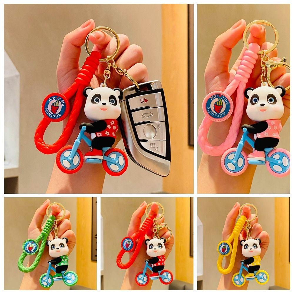Multi-function Cartoon Bicycle Panda Key Chain Korean Style Student Bag Hanging Pendant Couple
Multi-function Cartoon Bicycle Panda Key Chain Korean Style Student Bag Hanging Pendant Couple