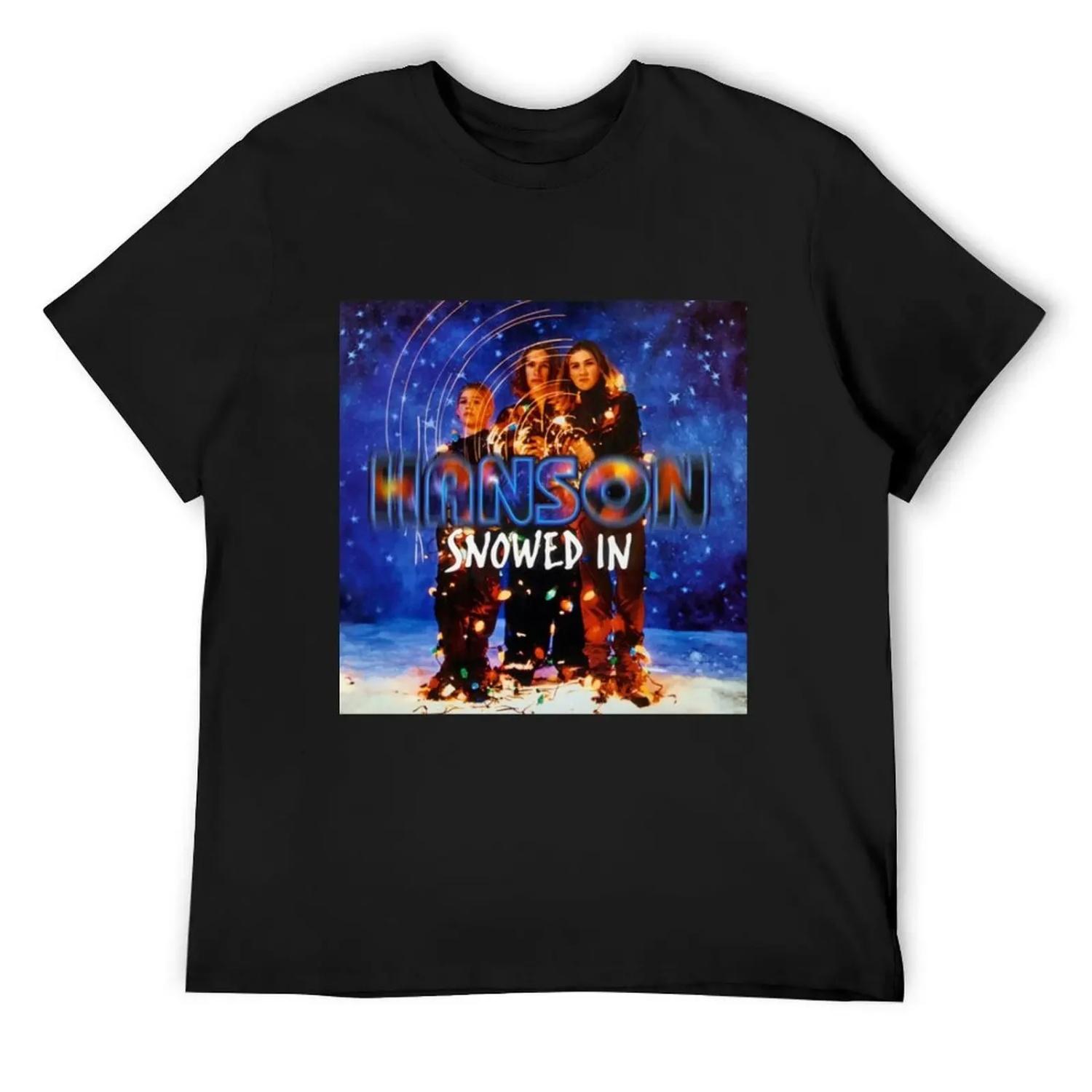 Hanson snowed in T-Shirt clothes summer tops blue lock customs t shirts for men S
Hanson snowed in T-Shirt clothes summer tops blue lock customs t shirts for men S