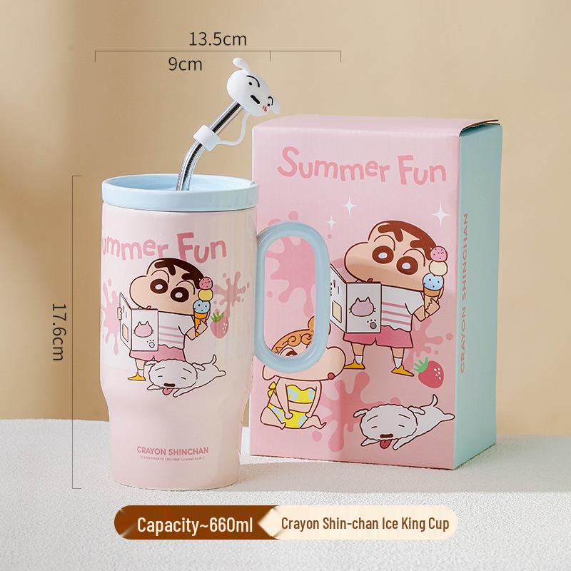 Crayon Shin-chan Ceramic Ice Buster Cup with Lid - Large Capacity & Creative Design for Students and Couples 660ml
Crayon Shin-chan Ceramic Ice Buster Cup with Lid - Large Capacity & Creative Design for Students and Couples 660ml