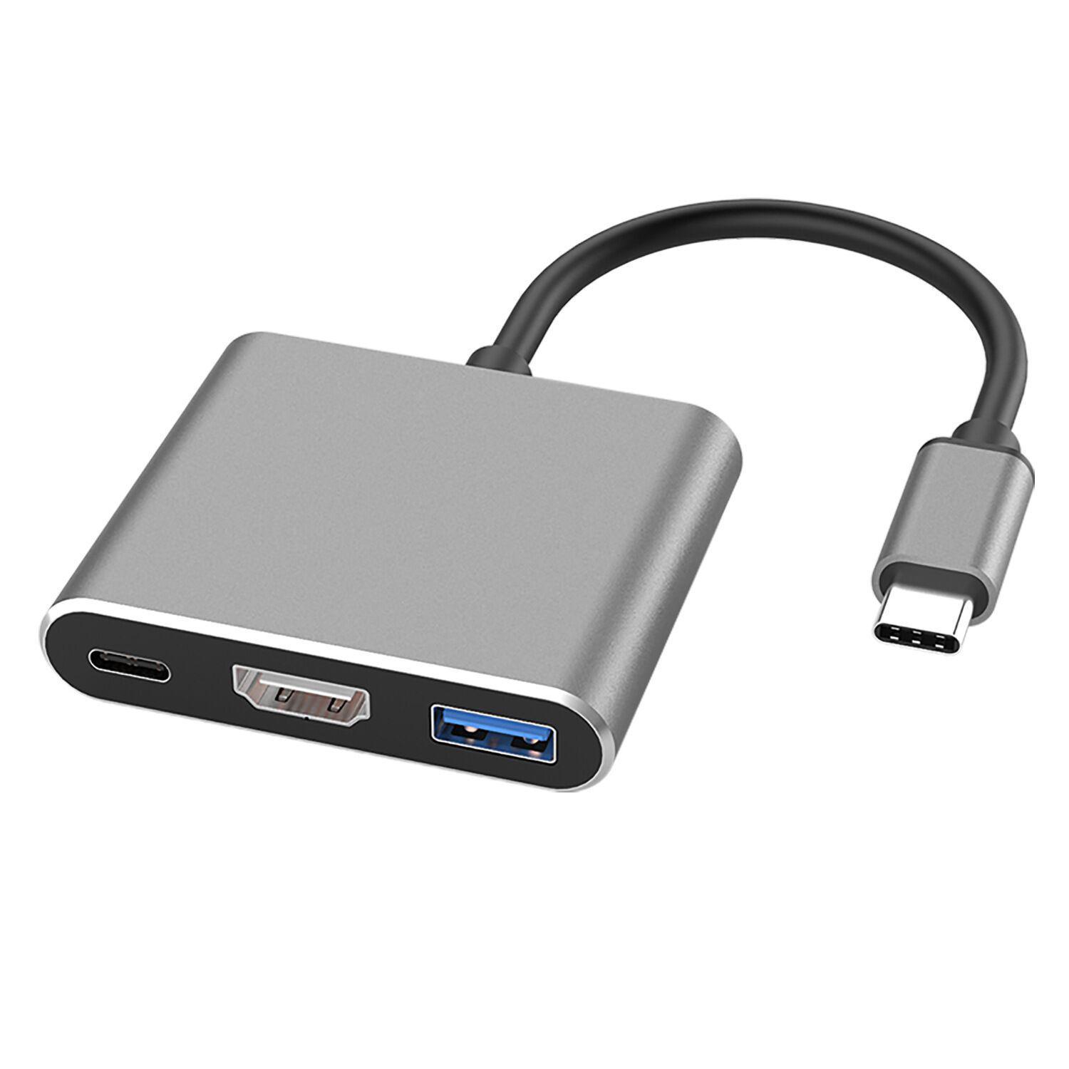 Type-C to HDMI USB Hub with Docking Station Adapter Cable
Type-C to HDMI USB Hub with Docking Station Adapter Cable