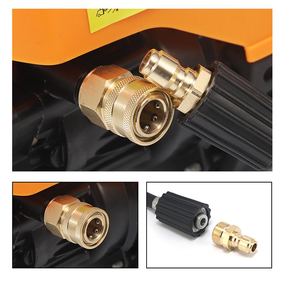 Car Washer Gun Connect G3/8 M22 Fittings Pipe Adapter Connector Pressure Washer Adapter Set Applicable to High Pressure Washer
Car Washer Gun Connect G3/8 M22 Fittings Pipe Adapter Connector Pressure Washer Adapter Set Applicable to High Pressure Washer