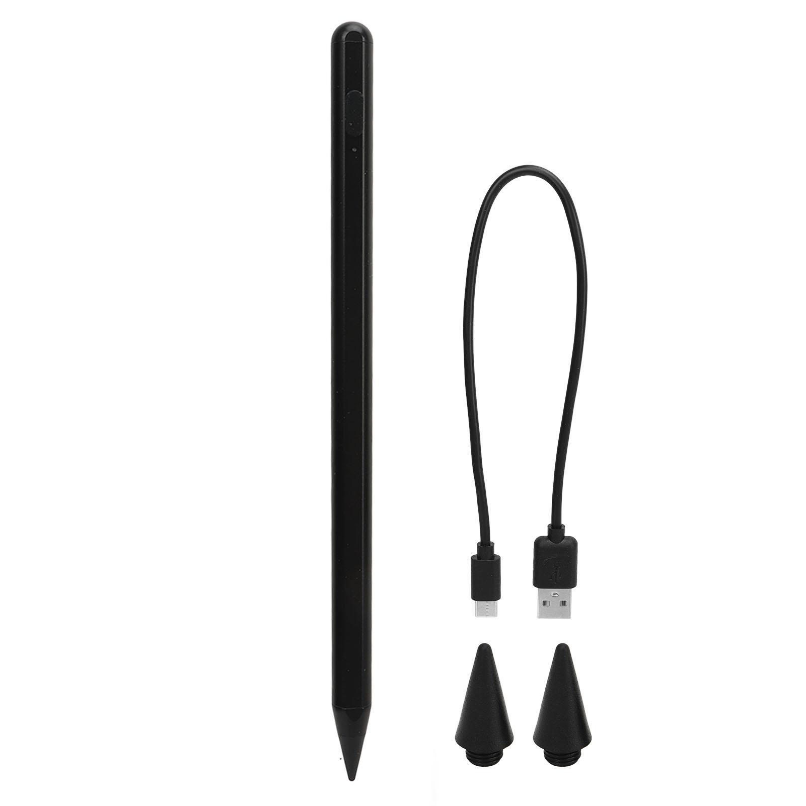 Сенсорная ручка для планшета с USB-перезаряжаемым сенсорным экраном, устойчивая к царапинам, Bluetooth-сенсорная ручка для письма и чёрный
Сенсорная ручка для планшета с USB-перезаряжаемым сенсорным экраном, устойчивая к царапинам, Bluetooth-сенсорная ручка для письма и чёрный