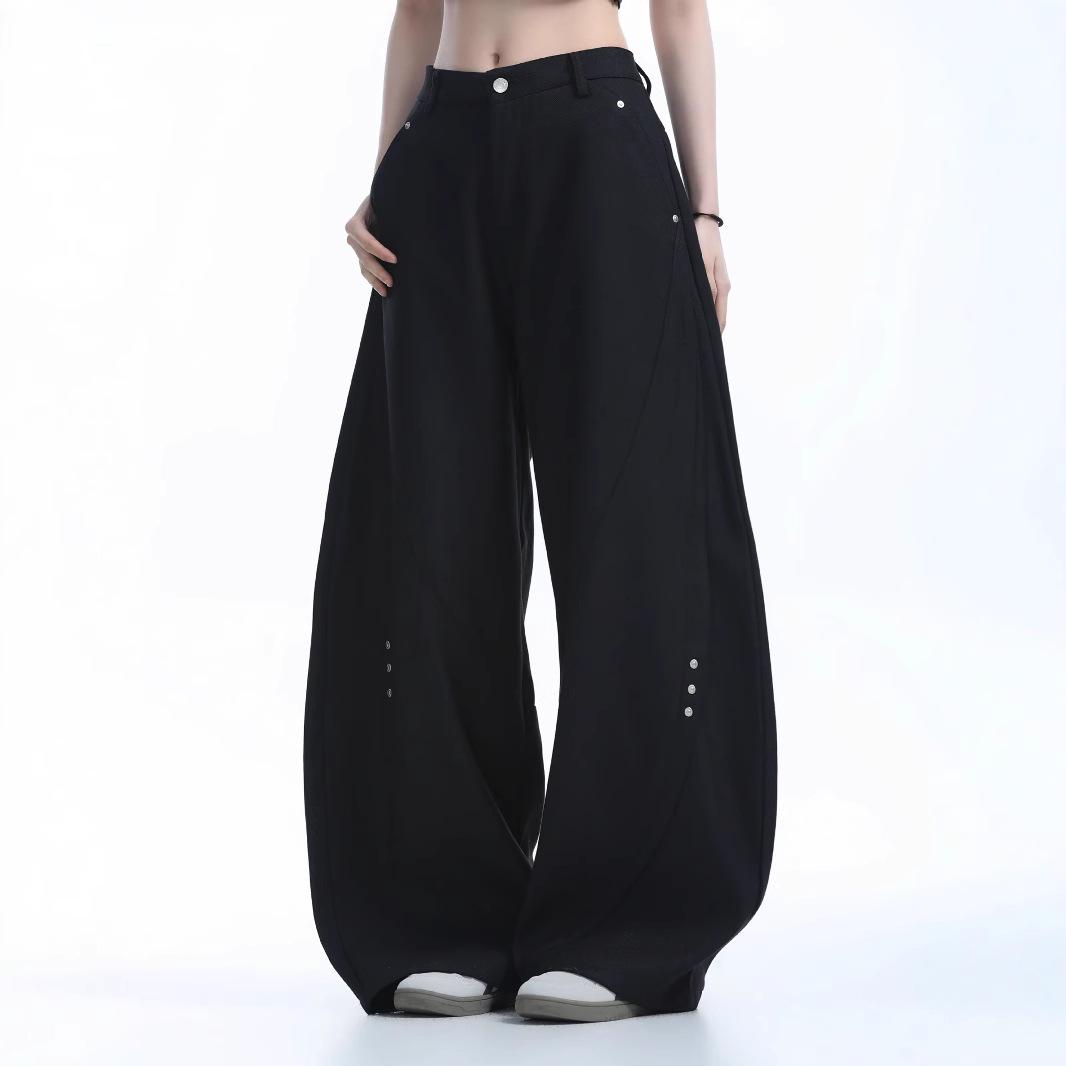 Women s Hip-Hop Scimitar Pants: American High-Street Style, Wide-Leg, Floor-Length Trousers for Spring and Autumn. S
Women s Hip-Hop Scimitar Pants: American High-Street Style, Wide-Leg, Floor-Length Trousers for Spring and Autumn. S