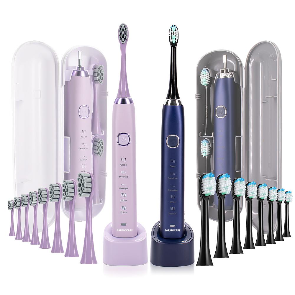 USB Rechargeable Electric Toothbrush Automatic Toothbrush for Adults with 5 Modes and 8 Replacement Brush Heads синий
USB Rechargeable Electric Toothbrush Automatic Toothbrush for Adults with 5 Modes and 8 Replacement Brush Heads синий
