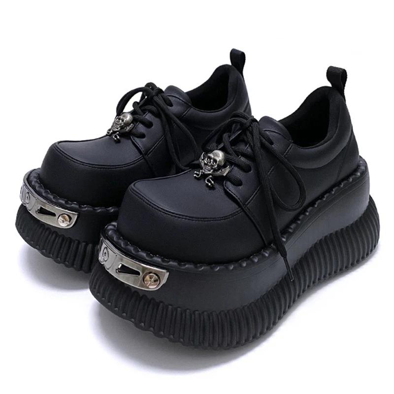 Металлическая отделка, круглый носок, толстая подошва, платформа, массивные каблуки, женские туфли-лодочки, шнуровка, черные, модные, Y2K, панк, уличные, женская обувь 40
Металлическая отделка, круглый носок, толстая подошва, платформа, массивные каблуки, женские туфли-лодочки, шнуровка, черные, модные, Y2K, панк, уличные, женская обувь 40